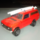 Pardon the dust....first-gen Range Rover Fire Service vehicle from Majorette, with removable ladder!